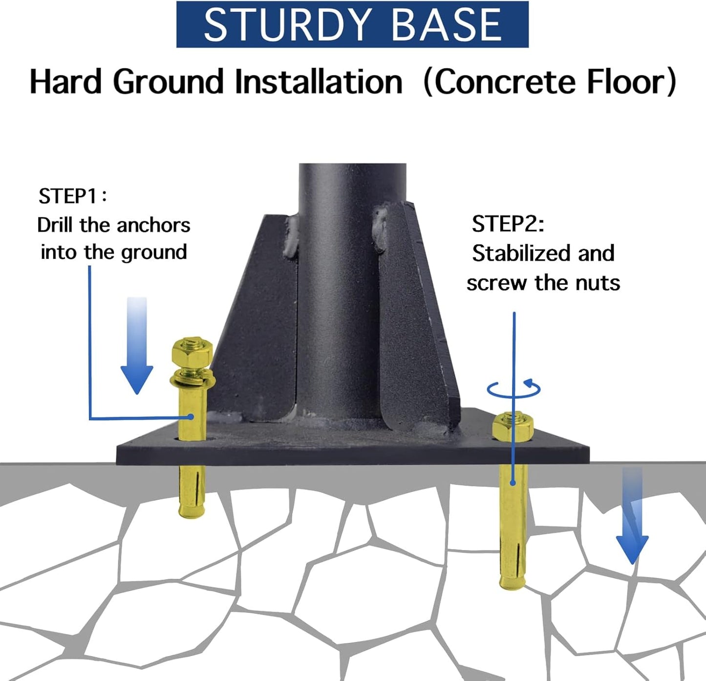 Shade Sail Poles, 9 FT Outdoor Sun Shade Sail Pole Awning Canopy Outdoor Heavy Duty Poles for Sun Shades Deck Patio Backyard (4Pack)