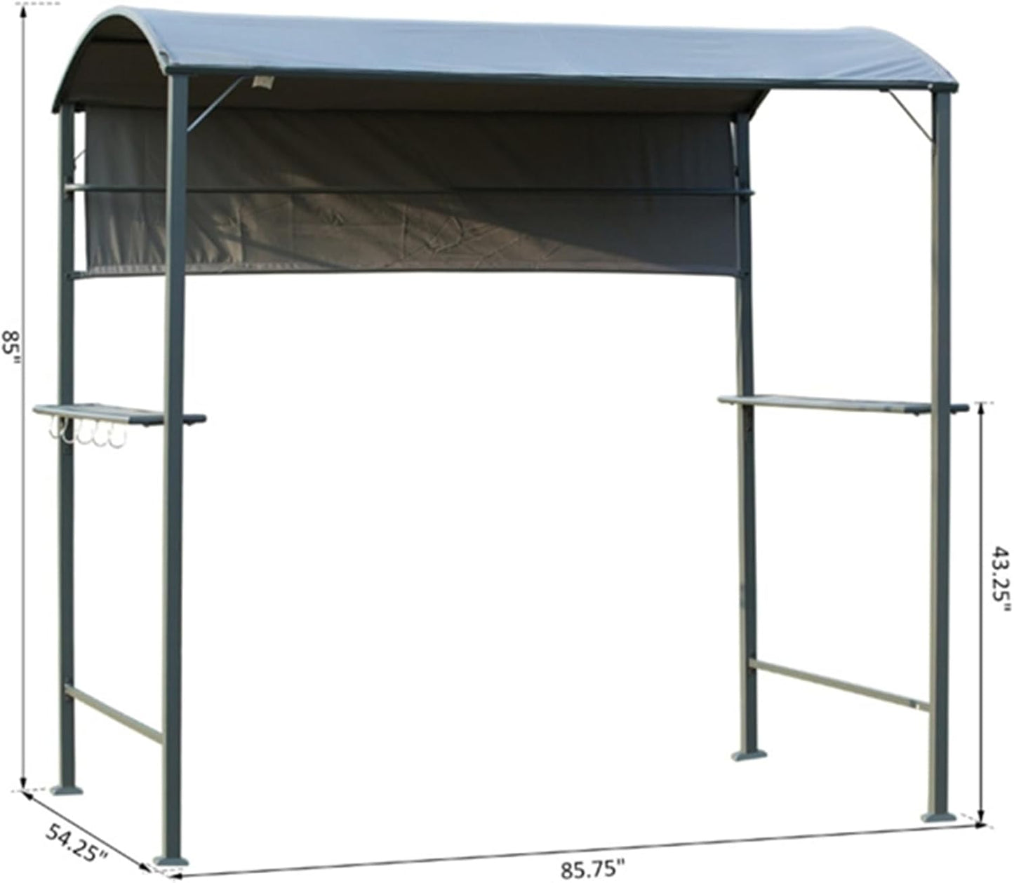 Multifunctional shed, can be Used as Terrace Pavilion, Garden Rest Pavilion, Sunshade Pavilion, rain shelter Pavilion, Courtyard shed, Barbecue Pavilion, Barbecue Awning