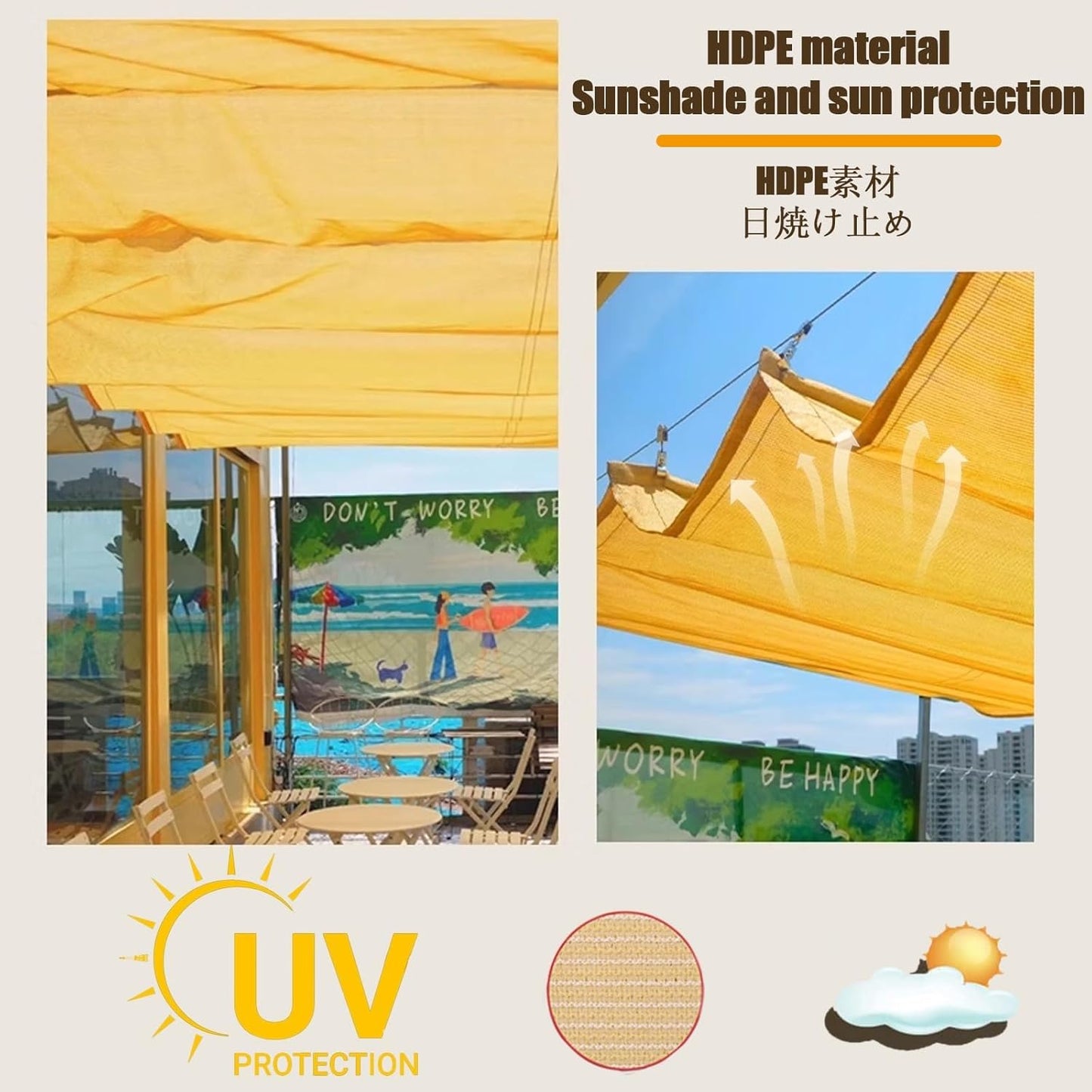 U-Shaped Wave Net Retractable Wave Shade Sails Retractable Pergola Canopy Outdoor U-Shaped Wave Net Pergola Shade Cover Retractable U-Shaped Wave Sunshade Balcony Deck Wave Awning(W:1.7m/5.57